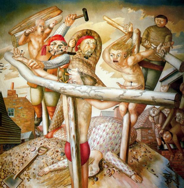Stanley_Spencer_the_crucifixion_1958